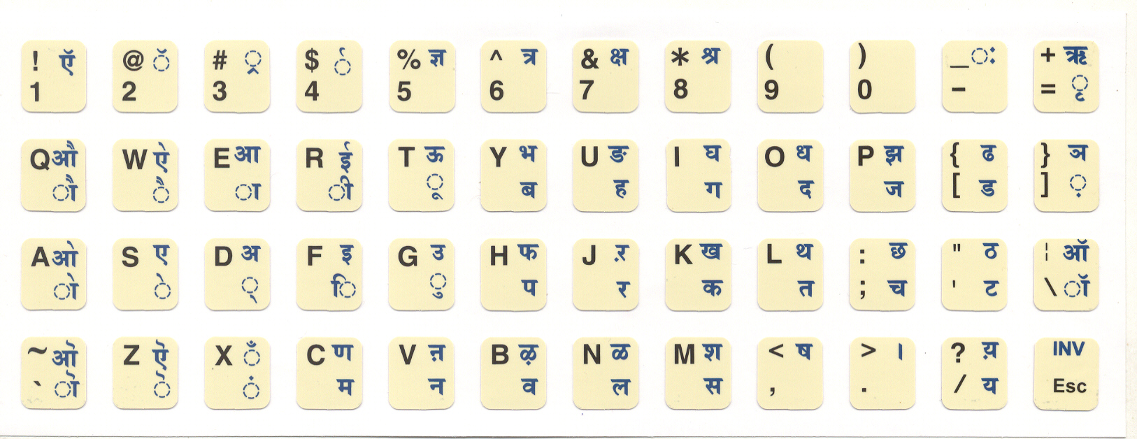 Sanskrit Inscript Keyboard